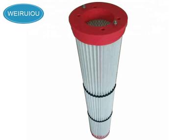 China 100KG Cylindrical Wam Silo Top Filter 1500m3/H Silo Filter Cartridge for sale