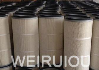 Chine Impulsion Jet Dust Collector Filter de WEIRUIOU 50 microns de fibre agglomérée d'acier inoxydable à vendre
