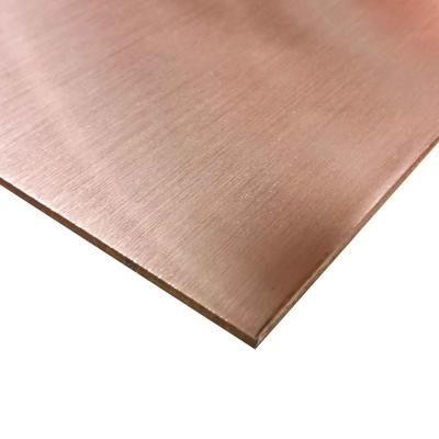 China Pure Brass Copper Plate Sheet Coil Gold Color For Decoration for sale