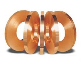 China Oxygen Free C10200 Copper Alloy Strip  7-610mm For Switch Parts for sale
