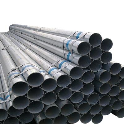 China EN10219 BS1139 EN39 ERW Welded Galvanized Carbon Steel Pipe 6m for sale