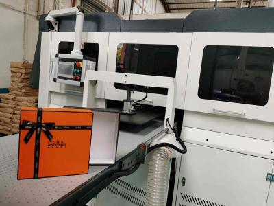 Chine Machine de emballage industrielle 0.15mm de fabrication de cartons de base rigide futée de couvercle à vendre