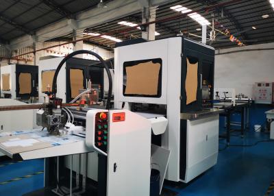 China Automatic Box Making Machine For Samsung Mobile Phone Boxes Factory With  Gluing Feeding Pasting for sale