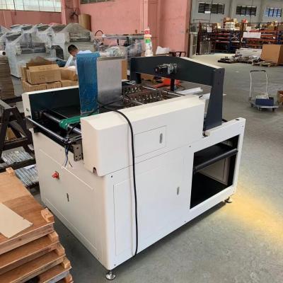 China Paper Perfume Box Corner Pasting Machine For Clothing Box Pneumatic Driven for sale