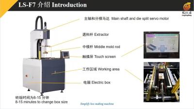 China Semi Automatic 20pcs/min Folding Carton Box Forming Machine for sale