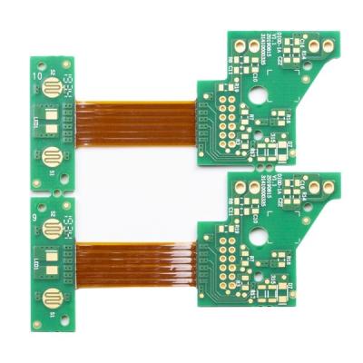 China Immersion Gold 4 Layer Flex Pcb Rigid Printed Circuit Board 2.0mm 3mil for sale