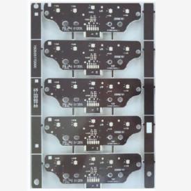 China HASL FR4 2 Layer Aluminum PCB Board 1.0mm Black Solder Mask for sale