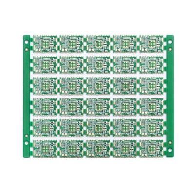 Chine vert 4L 	Demi trou 3mil 0.8mm de carte PCB de contrôle ultra mince d'impédance à vendre