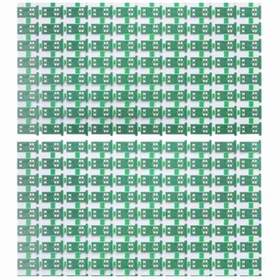 Chine Halogène à simple face vert du panneau 0.4mm de carte PCB du masque FR4 de soudure libre à vendre