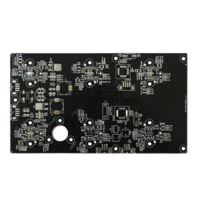 China HASL Copper Clad Circuit Board Black Solder Mask 2.4mm Fr4 Pcb Board for sale