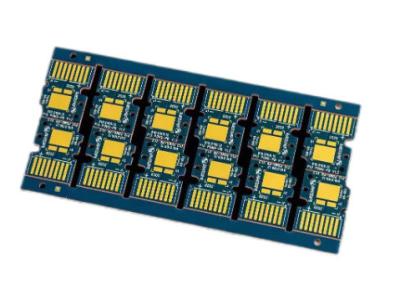 China Clab Dark Blue Blank Copper PCB Board 2 Layer 2OZ 2.0mm HASL ENIG for sale