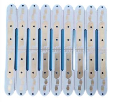 China 2.4mm FR4 Double Sided Copper Clad Board White Solder Mask 1OZ for sale
