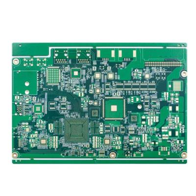 China Control impreso de múltiples capas pequeño BGA de la impedancia del tablero del agujero tapado de la resina del tablero de la placa de circuito 10L en venta