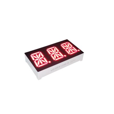 China Super Red Triple Digit 0.54inch 14 Segment LED Display Common Anode For Instrument Panel for sale
