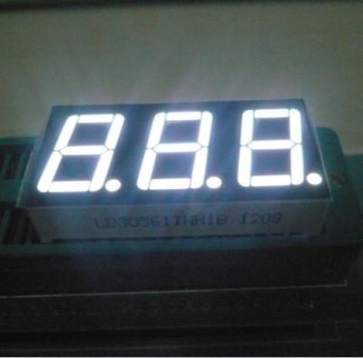 China pantalla LED del segmento del dígito 7 del blanco 3 de 14.2m m (0,56