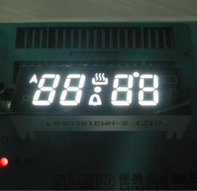 China DIP /SMD Pin Custom LED Display , Common Cathode 7 Segment Display Pure White for sale