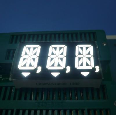 China White Triple Digit 14 Segment LED Display for Digital Indicators for sale
