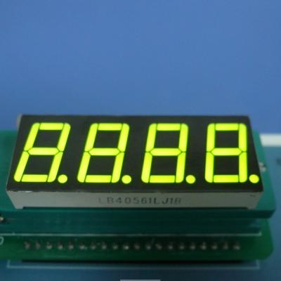 China 4 digit 7 Segment Led Display , Common Cathode Seven Segment Display Green 0.56 inch for sale
