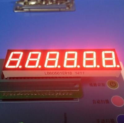 China 0.56 Inch Ultra Bright Red 6 Digit 7 Segment Led Display For Weighing Scale for sale