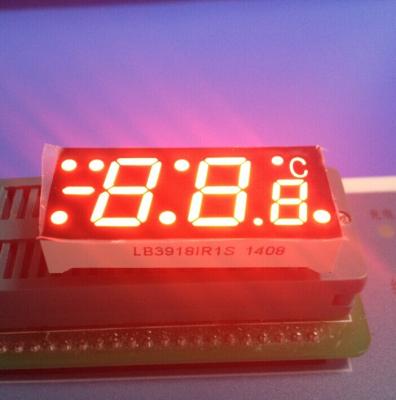 China SGS Red  7 Segment Led Display For Digital Temperature Controller , Common Cathode 7 Segment Display for sale