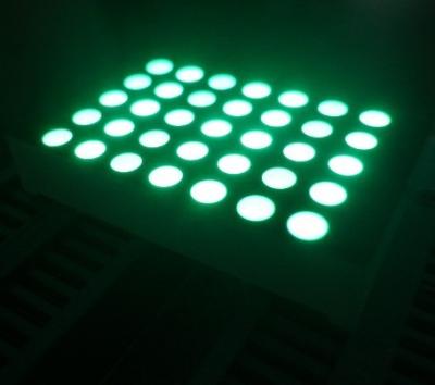 China White/Red/Blue/Green Round 5 X 7 LED Matrix Display For Advertising for sale