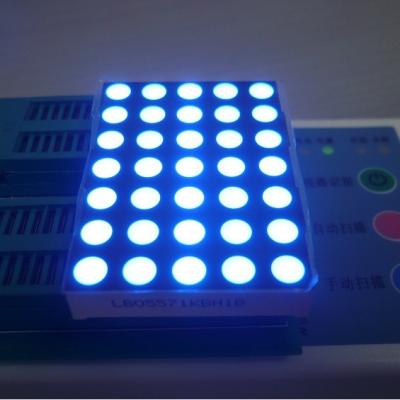 China Alto brillo de punto de matriz de la exhibición 5x7 del elevador del indicador ultra azul del piso en venta