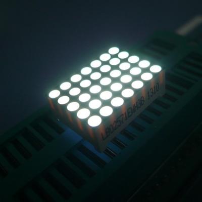 China Tela flexível luminosa alta do diodo emissor de luz da exposição de matriz do ponto de 0.7inch 5*7 para o quadro de mensagens à venda