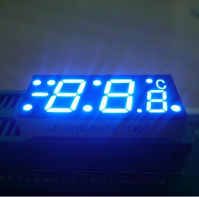 China Custom  ultra blue common anode Seven Segment Led Display Apply To Digital Temperature Controller for sale