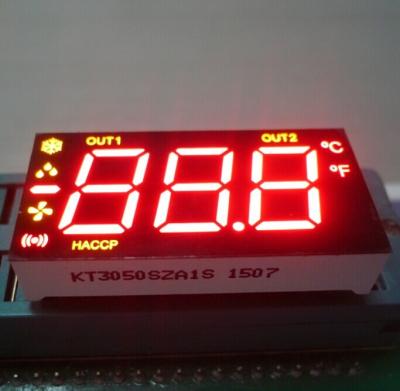 China Pantalla LED numérica ultra roja/amarillo 0,5 pulgadas para el control del refrigerador en venta