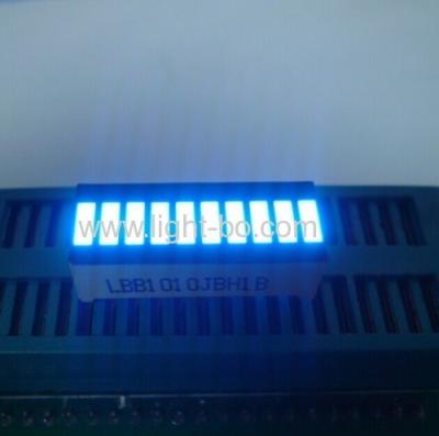 China Ultra Blue Brightest 10 LED Light Bar For Instrument Panel Indicator for sale