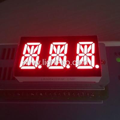 China Pantalla LED triple del segmento del dígito 14 rojo estupendo de 0,54 pulgadas para el control de la temperatura en venta