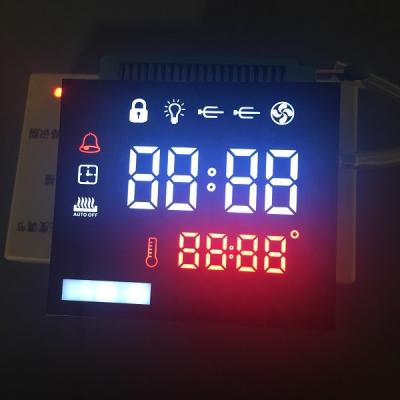 China Pantalla LED de encargo ultra roja, 8 pantalla LED del segmento del dígito 7 para el control timer del horno en venta