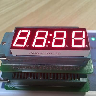 中国 極度の赤いデジタル時計は表示0.56