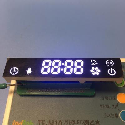 China Ultra White Custom LED Display Module Stable Performance For Kitchen Hood Control Panel for sale