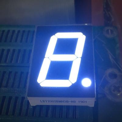 China Single Digit Seven Segment Led Display 1 Inch Ultra White For Digital Numeric Indicator for sale