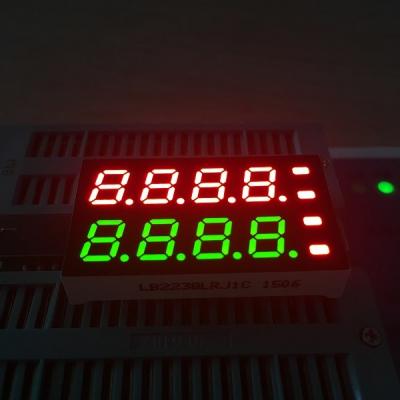 China Dual Colour 8 Digits 7 Segment LED Display High Luminous Intensity Easy Assembly for sale