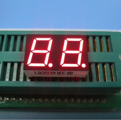 China Intrument Panel Common Anode 2 Digit 7 Segment LED Display  SGS / Rohs Certificated for sale