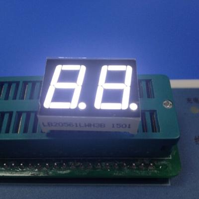 China Easy Assembly 2 Digit 7 Segment Led Display , Seven Segment Led Display Ultra Bright White for sale
