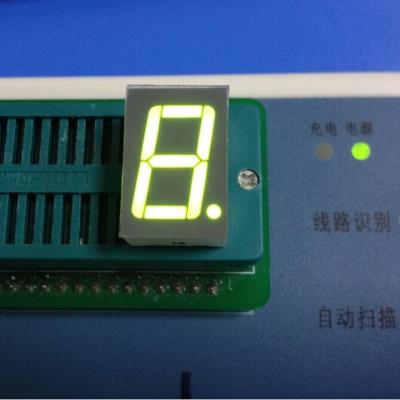 中国 デジタル時計の表示器等のための60-70mcd Lumiousの強度の1桁の7つの区分によって導かれる表示 販売のため