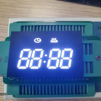 China Custom Design Low Cost Ultra White 4 Digit LED Clock Display For Oven Timer Control for sale