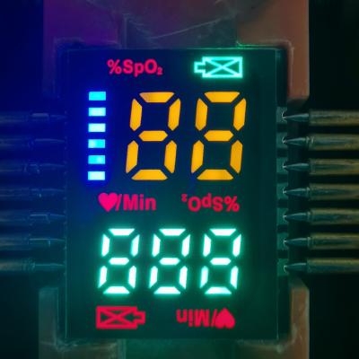 China Hot Sale Ultra Thin 2.8mm ONLY Customized Red SMD LED Display For Finger Pulse Oximeters for sale
