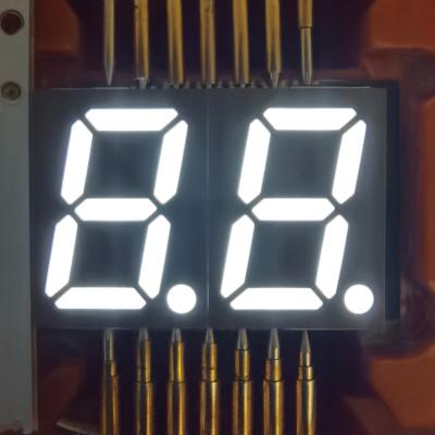 China Dígitos comunes de la pantalla LED 80mW 2 del segmento SMD del ánodo siete en venta