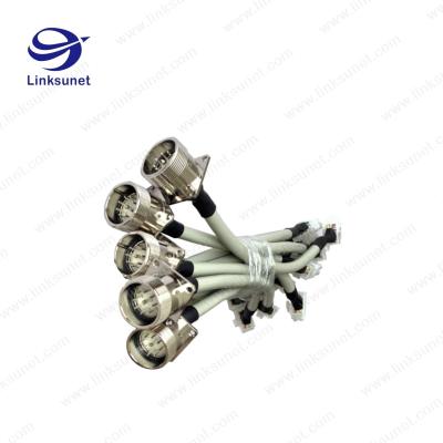 China  9pin Silver plated copper alloy connector add LIYCY 26-18 awg wiring harness for sale