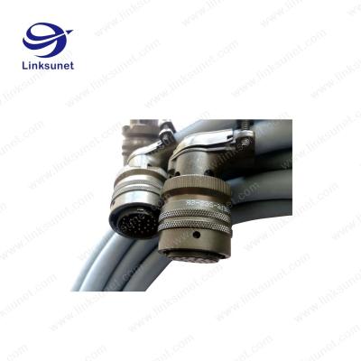 China Female PT08E - 20 - 26P Industrial Amphenol Cables 19P 90 Degrees Lead Free for sale