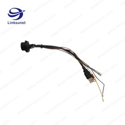 China Chogori LED black USB2.0 series connectors and jst xh series natural 10p connectors  Soldering Wiring Harness for sale