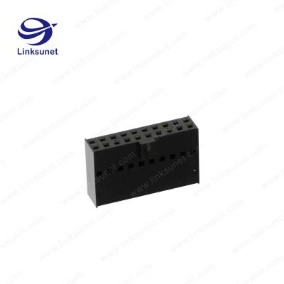 China MOLEX Black Male Female Wire Connectors 2.54mm Pitch C - Grid III Crimp Connector Housing Dual Row 6 Circuits for sale