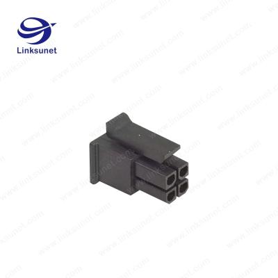 China 3.0mm Double Row Female black connectors and UL1007-20-28AWG PVC wire harness for sale