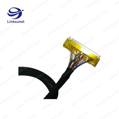 China HRS DF14 1.25mm beige 2 - 20 connectors LVDS wiring harness for sale