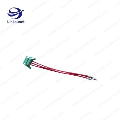 China 5.08mm 2 - 24P green Soldering Terminal Block Connector Custom wiring harness for sale
