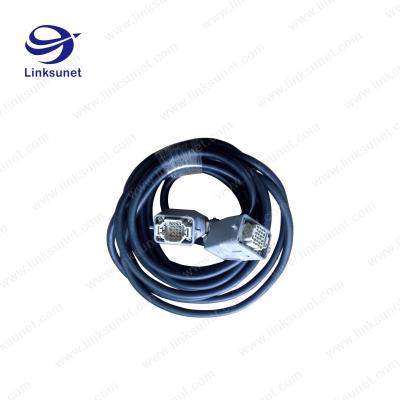 China HDD-006-M + 006F gray Heavy Duty  Connectors and 20awg cable  Industrial wire harness for sale